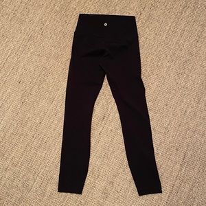 Lululemon Wunder Under High-Rise Tight 25" Black Size 4